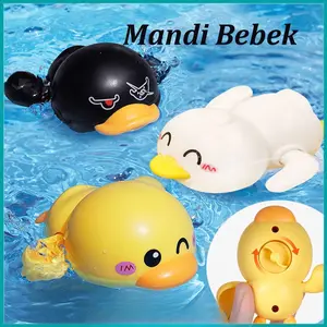 Mainan Mandi Bayi Bebek Berenang | Bebek Putar Berenang | Mainan Mandi Bayi Jarum Jam Mainan Renang Bebek | Duck Baby Bath Toys Swimming (BIC)