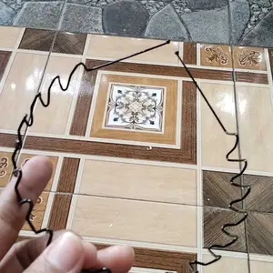 Bando Hairband Kawat Zizzag Besi Metal Gelombang Poni Rambut Cowok Laki Perempuan