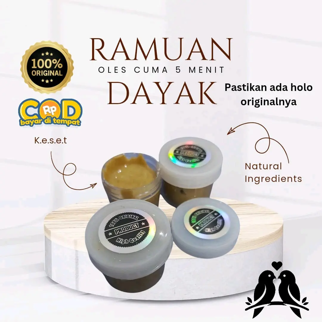 RAMUAN DAYAK ORIGINAL CAP GADIS Feminine Kewanitaan Keputihan