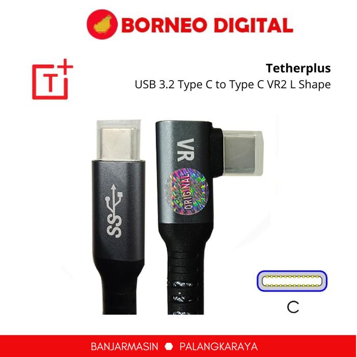Jual Tetherplus USB 3.2 Type C to Type C VR2 L Shape - Kota Banjarmasin ...