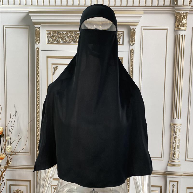 MH016 Soft Nidha Niqab in 10 shades from Mariam's Collection0
