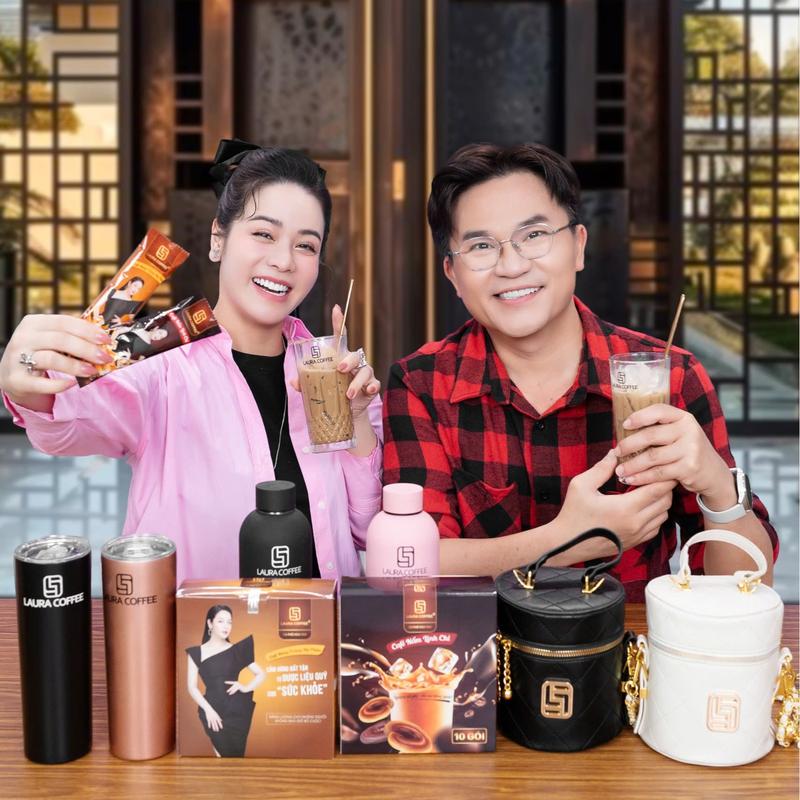   SIÊU RẺ KO QUÀ  10 Hộp 2 Vị Laura Coffee 5 Hộp Vị Nấm Linh Chi và 5 Hộp Vị Đông Trùng Hạ Thảo Hộp 10 gói 