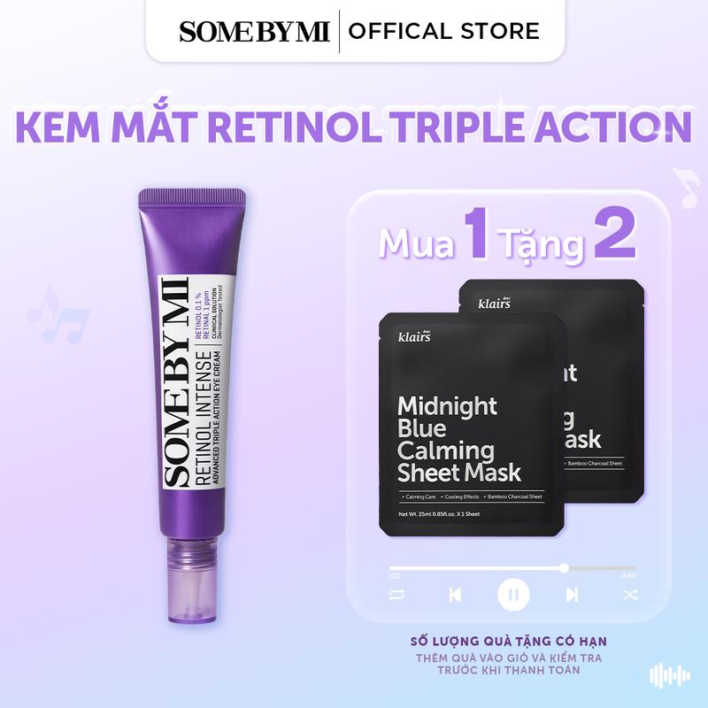   LS  Some By Mi Kem dưỡng mắt Retinol Intense Advanced Triple Action Eye Cream 30ml 