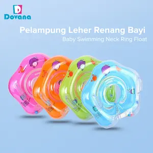 Dovana Pelampung Leher Bayi Ban Renang Bayi Ban Leher Anak Baby Neck Ring Float Swim Trainer Outdoor