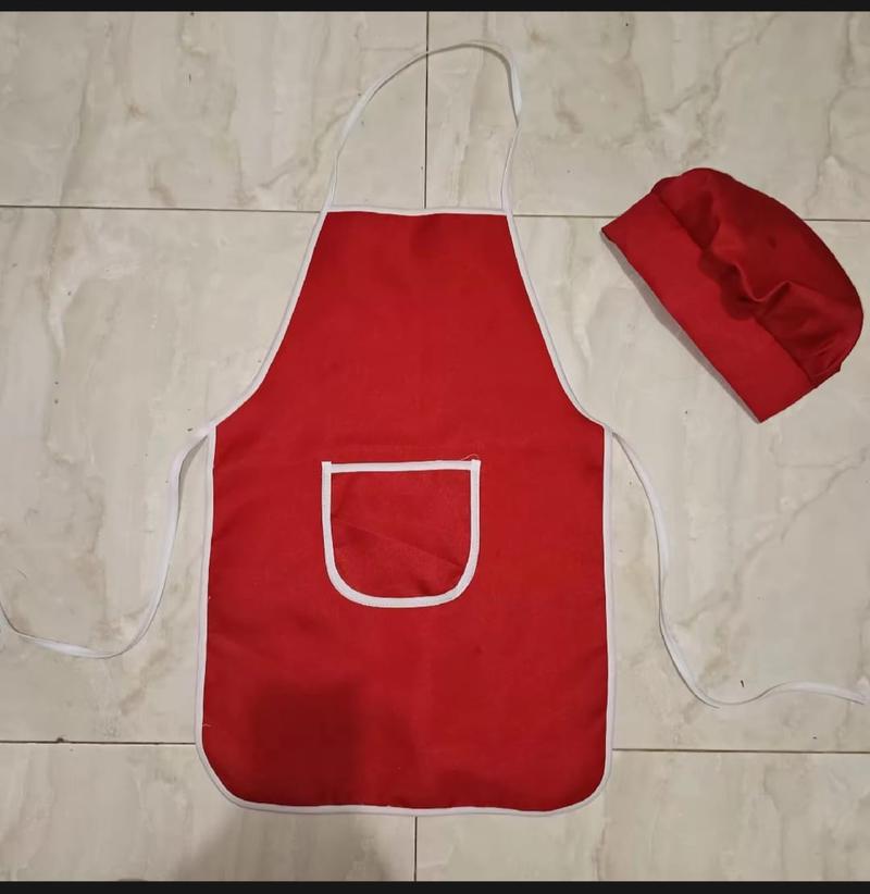 Product Introduction of Celmek dan Topi Anak Koki Chef Bordir Nama - Model Terbaru Merah Kuning Hijau Biru 20