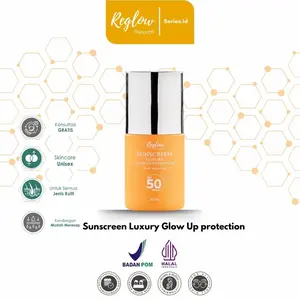 [COD] Reglow Sunscreen Luxury Glow Up PROTECTION SPF 50 PA+++ Mencerahkan wajah mengglowing kan