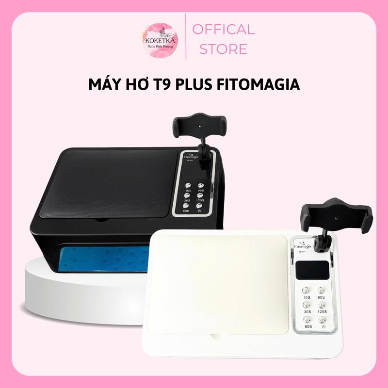  Máy Hơ GEL T9 Plus Fitomagia 96W 78 bóng đèn đế gương phản chiếu giúp khô nhanh - Bảo hành 6 tháng máy hơ sơn gel 
