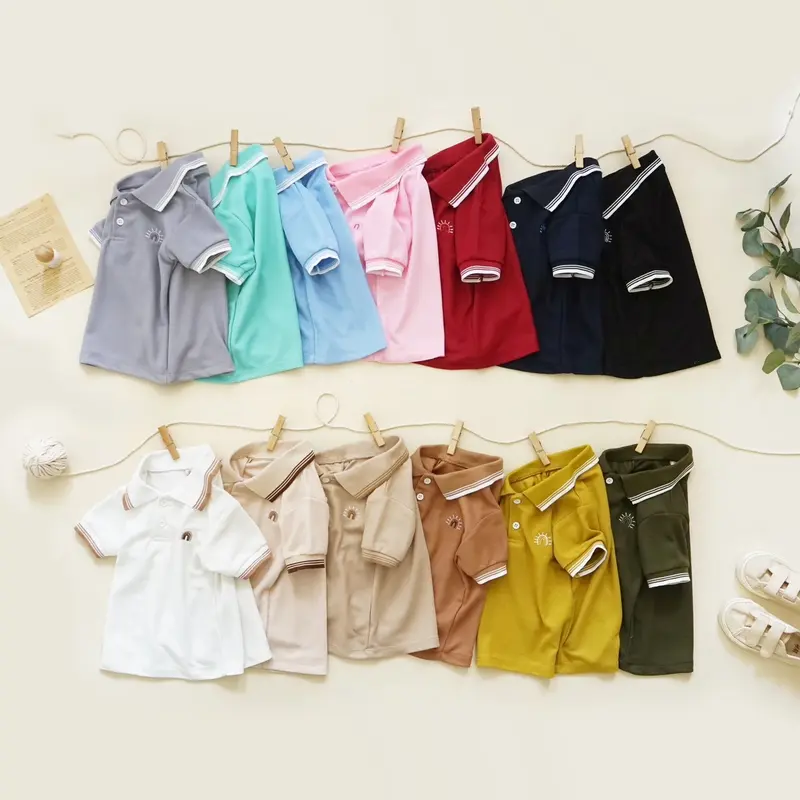 ZANE TOP Kaos Polo Kerah Katun Anak Cowo Cewe OOTD Pakaian Fashion 1