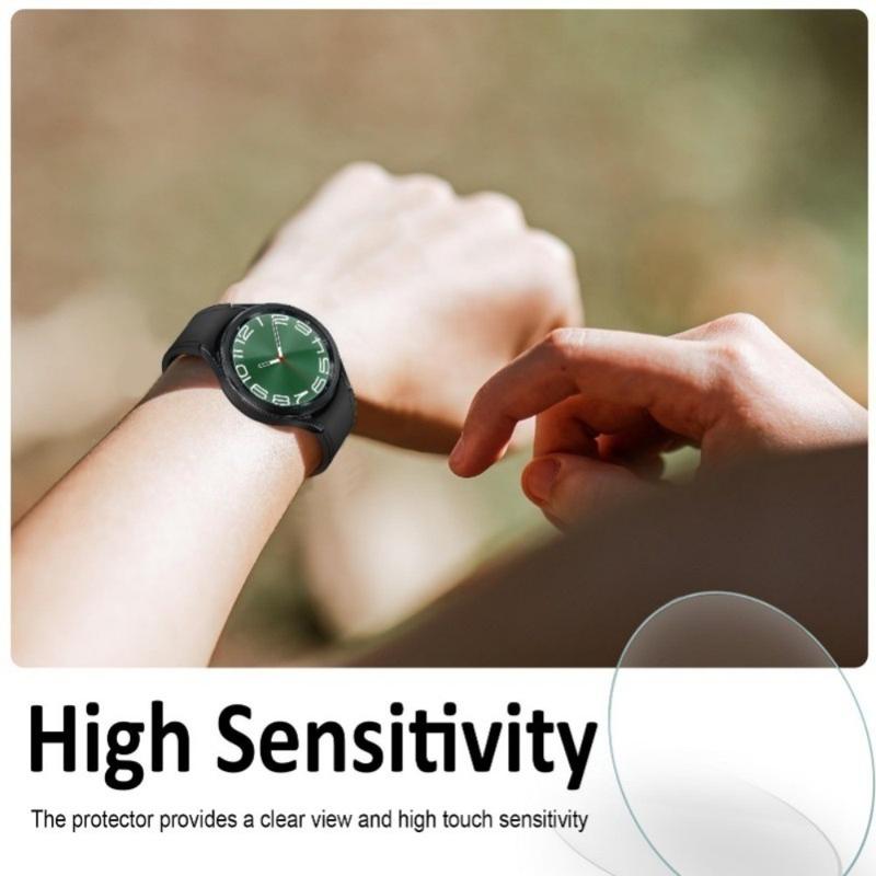 Product Introduction of Tempered Glass for Samsung Galaxy Watch 7 Ultra/Watch 7 6 5 4 40mm 44mm 47mm HD Screen Protector Anti-Scratch Clear Protective Film 16