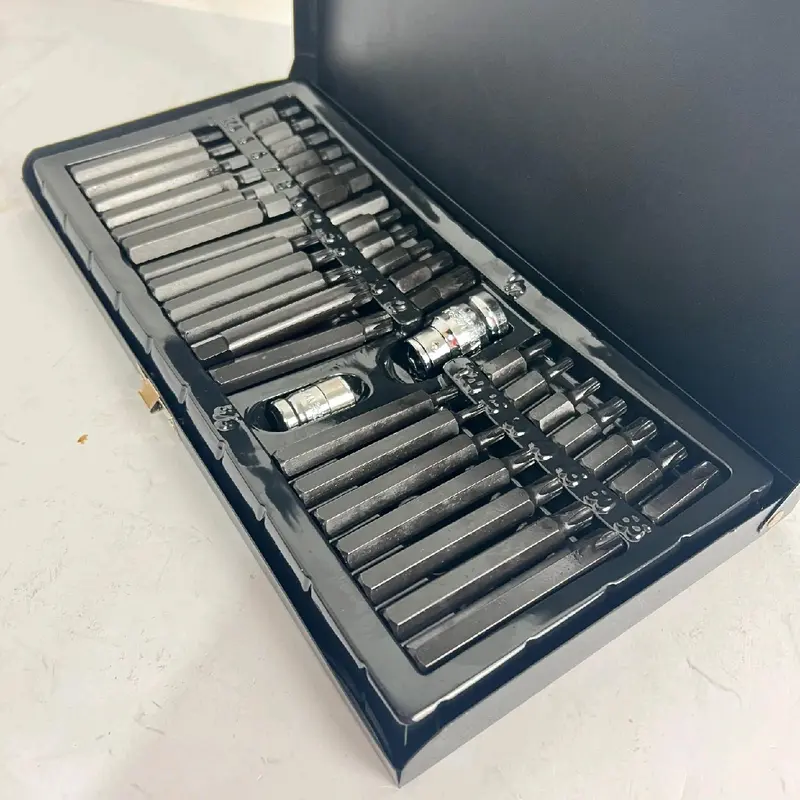 APR Mata Kunci L Bintang 10MM Bit Star Hex Spline Set 40PCS garansi 5thn 8