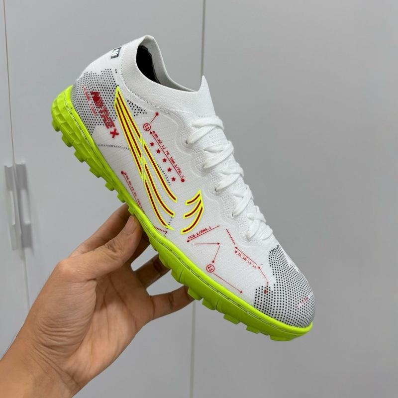   Bản Cao Cấp  Giày bóng đá Vic 6 Promax Vải dệt phủ keo bản Xịn đế TF bám sân có Đệm đế tặng Tất + Túi Rút kèm Hộp 