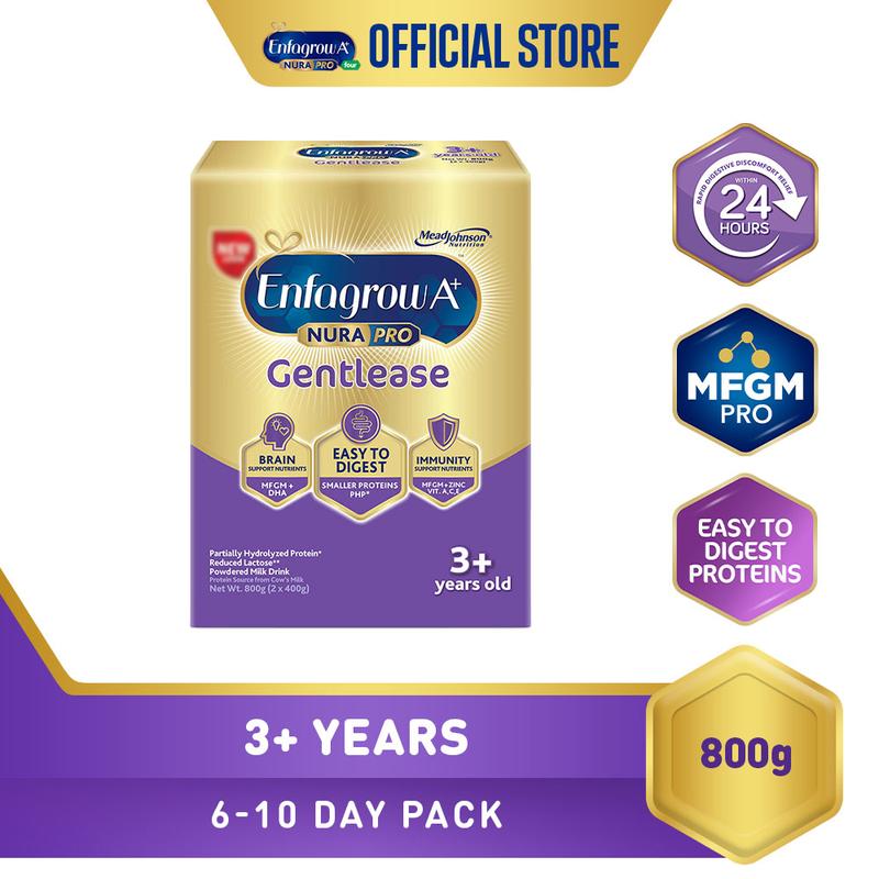 Enfaglow Enfagrow A+ Gentlease 3+ 800g Powdered Milk Drink for Children - TikTok ...