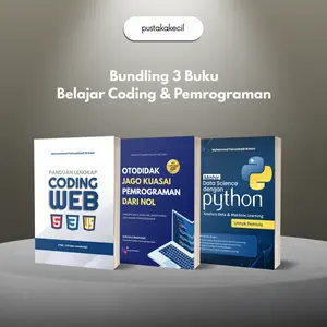Paket Murah 3 Buku Pemrograman Panduan Coding Web, Python, Otodidak Jago Pemrograman Dari Nol