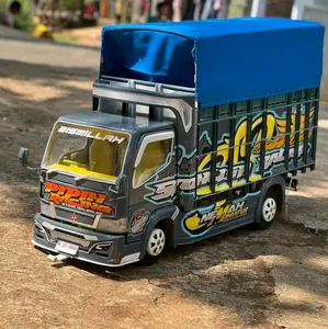 Miniatur Truk Oleng Full Variasi Lampu Bonus Terpal bisa belok kanan dan kiri,Mainan Edukasi anak anak Remote Control Toys Hadiah
