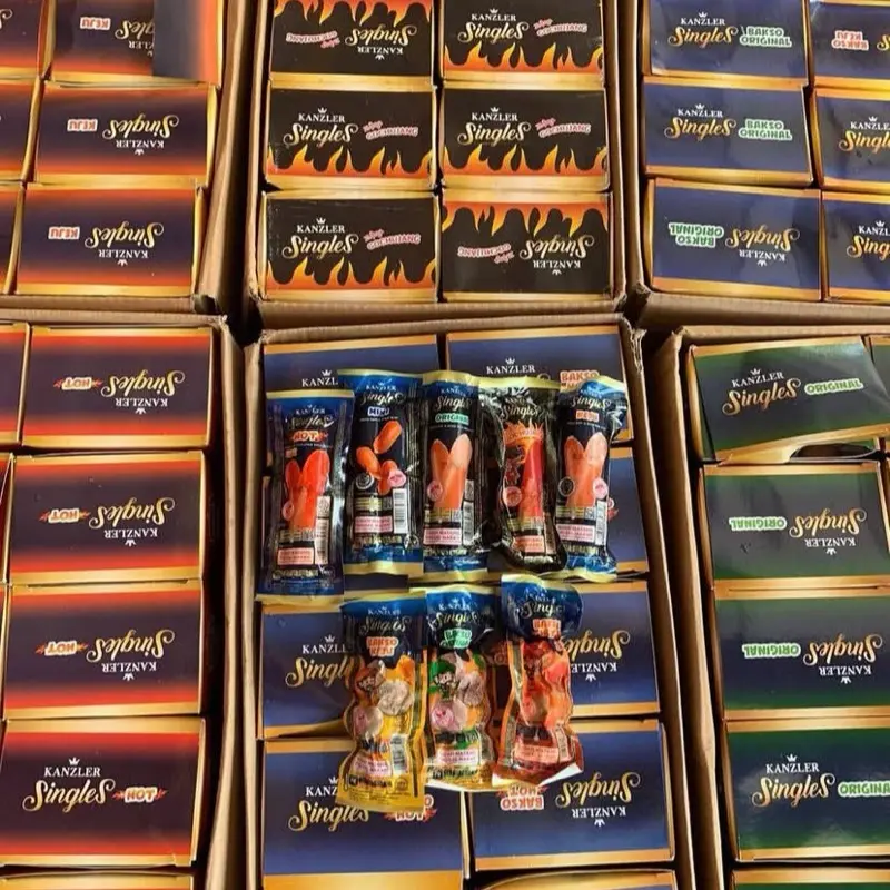 1 box sosis kanzler isi 12 pcs kanzler singles