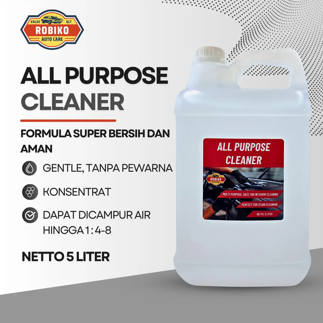 All Purpose Cleaner Robiko Pembersih Interior Kendaraan APC Serbaguna Multi Konsentrat