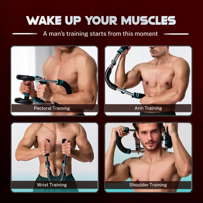 Dasuy Twister Arm Trainer, 44-110lbs Resistance Adjustable, Portable Fitness Equipment For Home