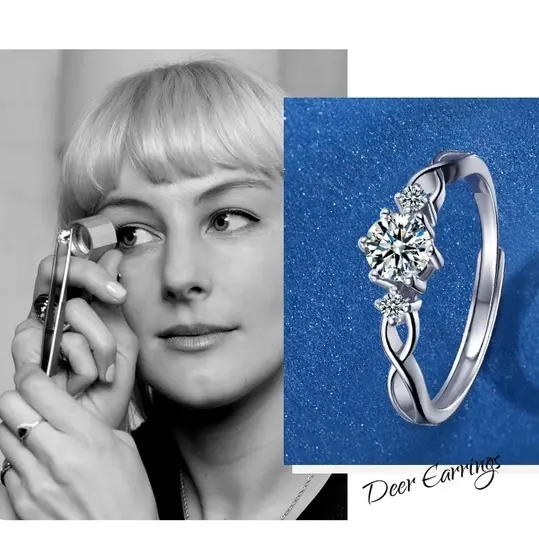 Cincin couple-stay together cincin pasangan cincin titanium 3