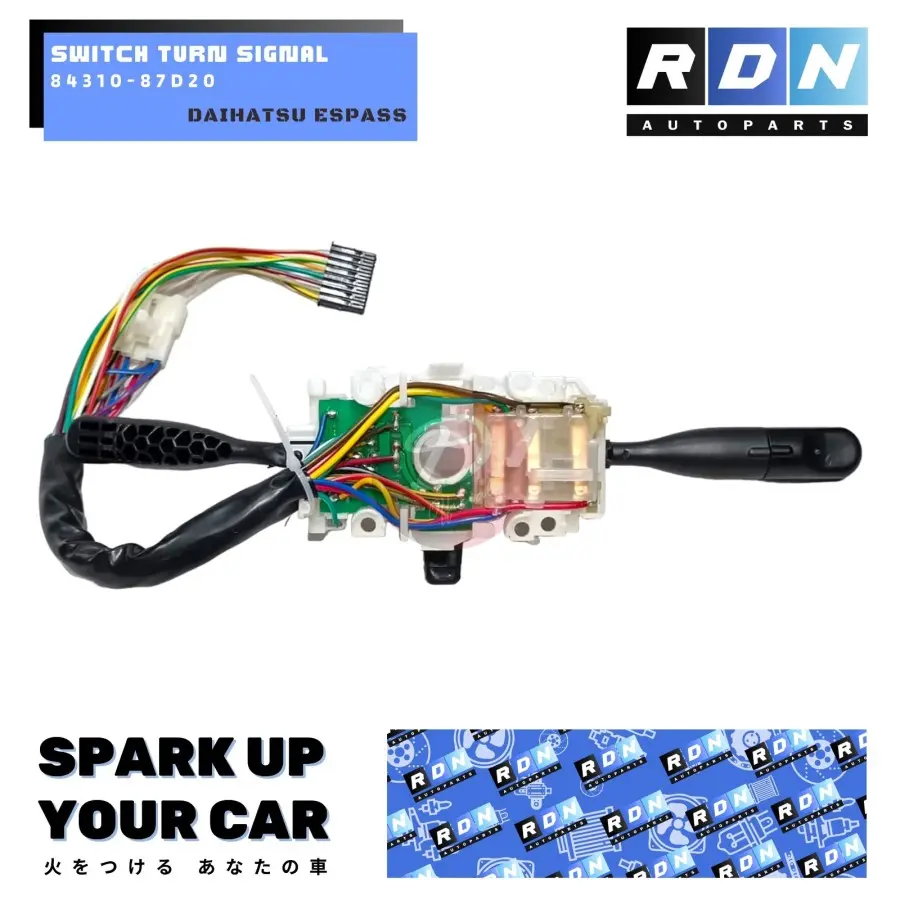 Switch Turn Signal Saklar Lampu Sen Wiper Daihatsu Espass S91 84310-87D20 RDN Autoparts Original Asli Bergaransi