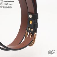 Gambar Ikat pinggang Wanita Dan Anak Sabuk Kulit Pu lebar  2,5 cm - 01, 90 cm dari TALOCCO Kota Administrasi Jakarta Pusat 5 Tokopedia