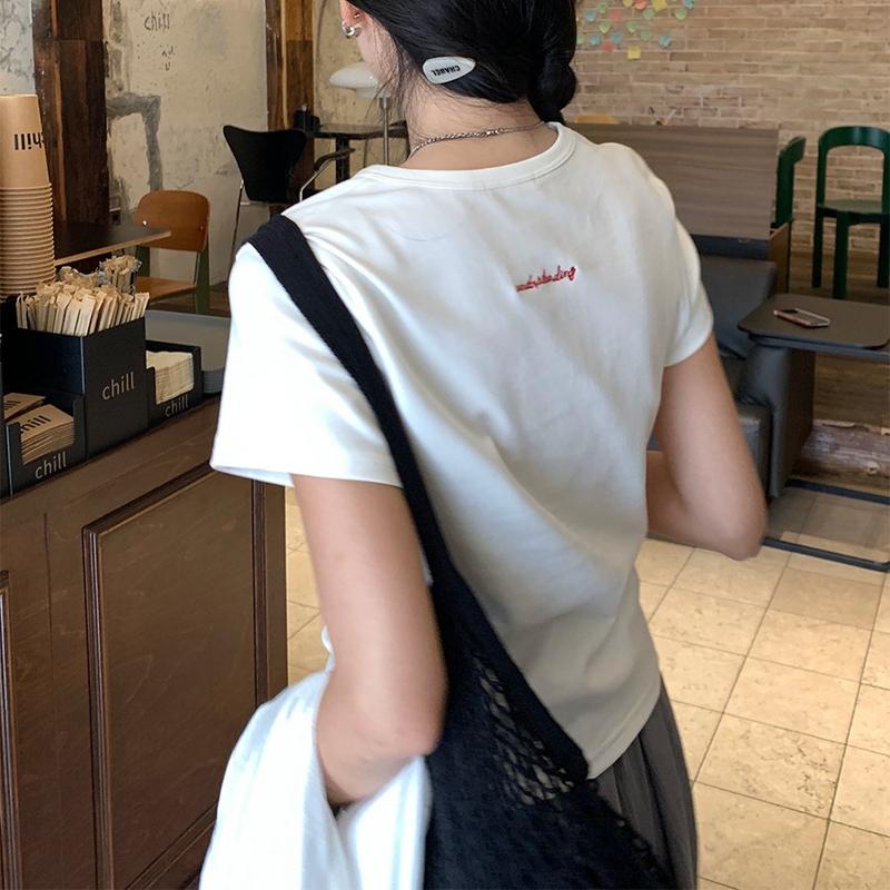Áo baby tee thêu chữ lưng basic peonyb - Thun nữ cộc tay kiểu dáng ngắn bánh bèo hotgirl phong cách hàn quốc đẹp oversize bigsize - ATH204