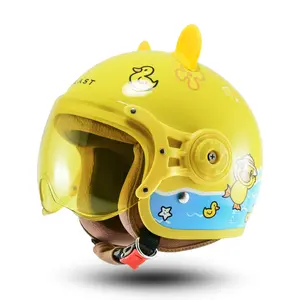 Helm Anak BIP PLAST Helm Anak Retro Pilot Karakter Kaca Pilot