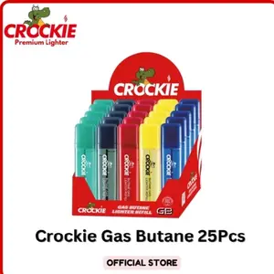 ISI ULANG KOREK API GAS CROKIE Biru Hitam Hijau Kuning elektrik