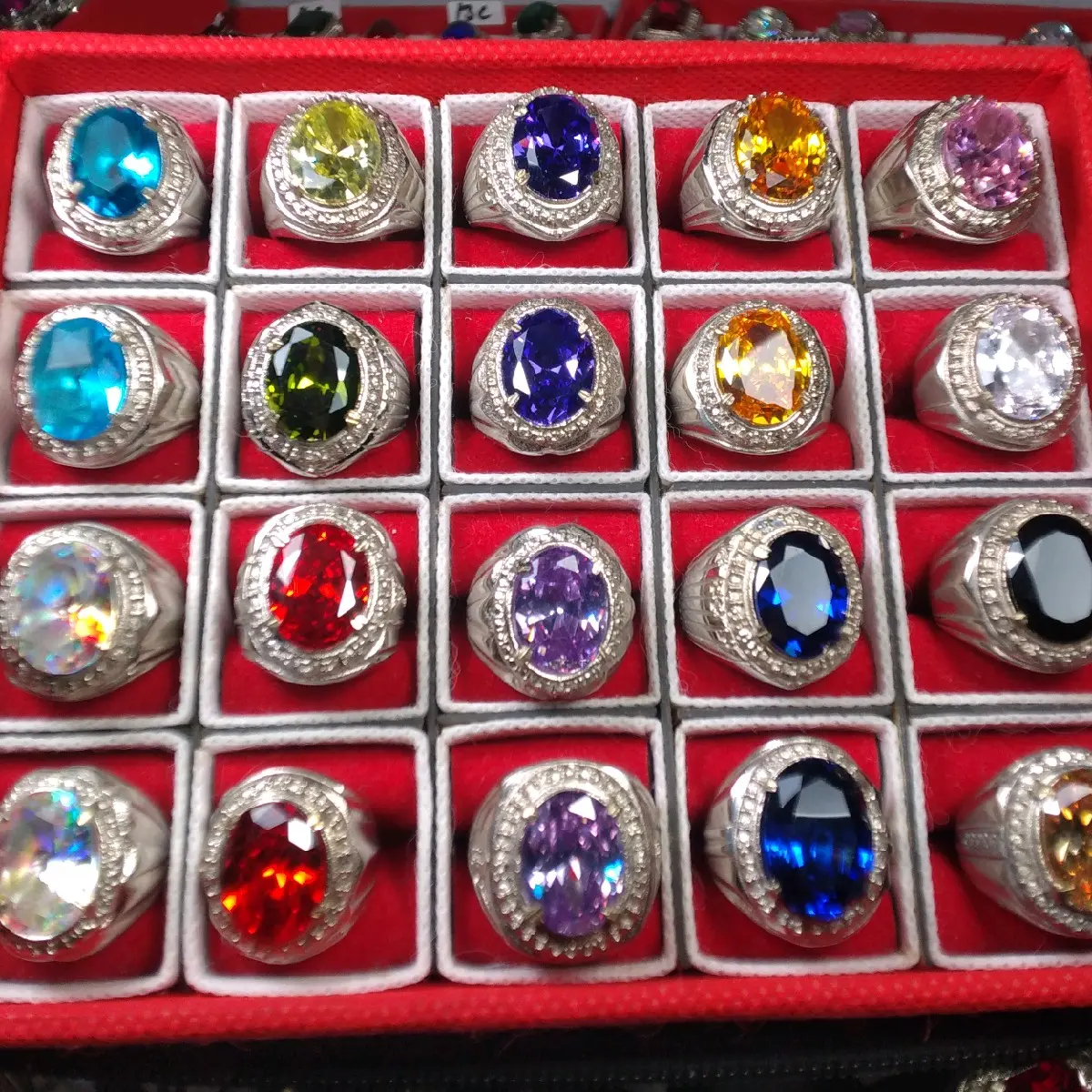 100rb 3pcs cincin akik bebas pilih