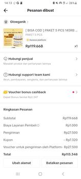Product Review of [ BISA COD ] PAKET 5 PCS 145RB HAIR TONIK PENYUBUR RAMBUR ANTI HAIRFALL from u**2 0
