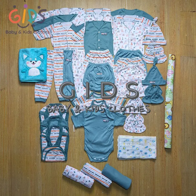 Gids Baby 53 Pcs Perlengkapan Baju Bayi Baru Lahir Gift Set Kado Paket Lahiran Lengkap Parsel newborn 1