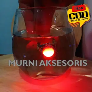 Murni Aksesoris. Cincin Viral, Merah Delima Ring Titanium Bisa Menyala Didalam Air. Batu Akik Sulap Merah Delima, Hijau Jambrud, Biru Safir bisa Menyala Dalam Air untuk Sulap Gimick.