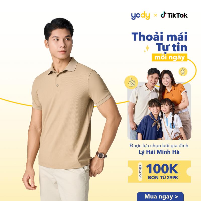 Áo Polo Nam Waffle Siêu Co Giãn Yody MCPO25S045