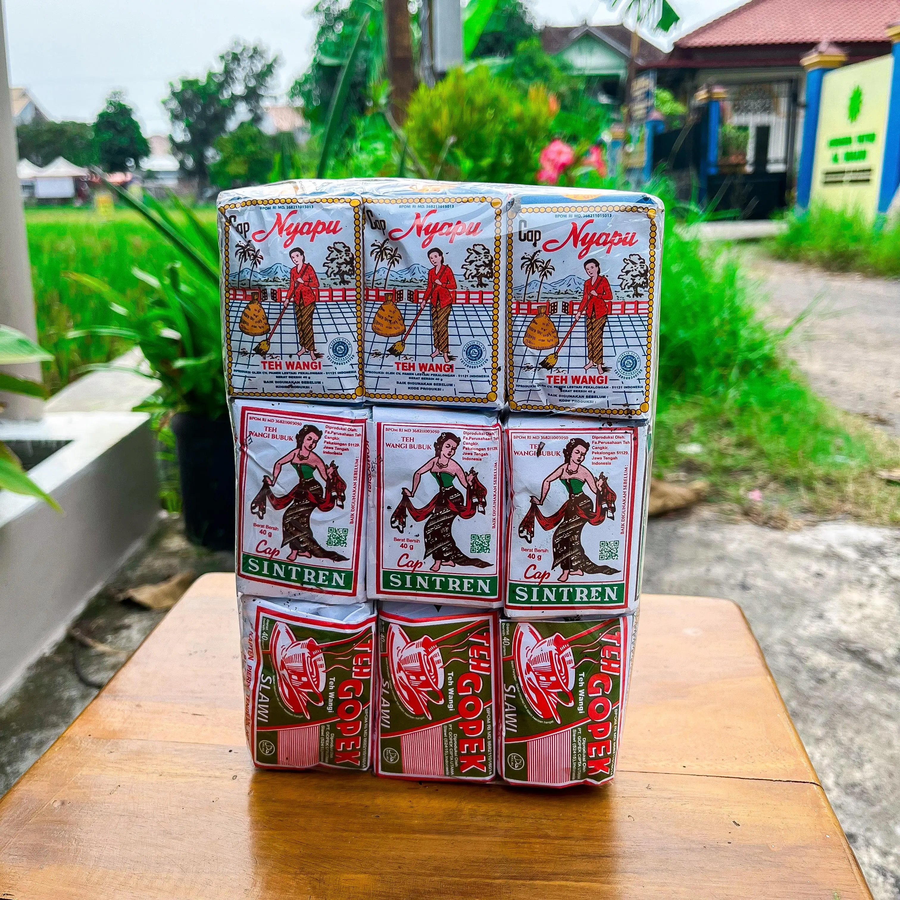 9 PCS TEH RACIKAN KHAS SOLO SINTREN NYAPU GOPEK / PAKET RESEP TEH JUMBO VIRAL