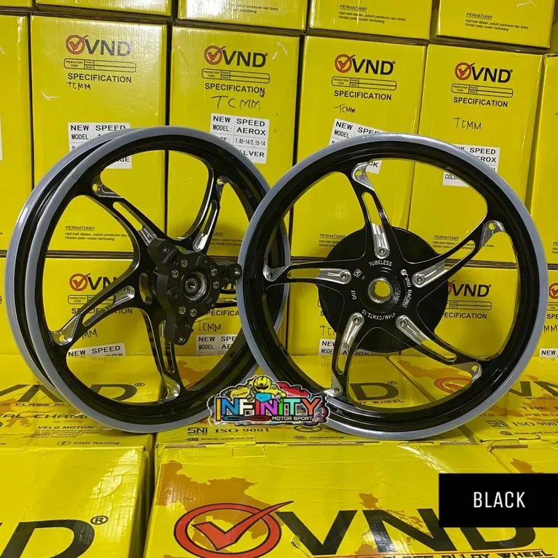 VELG VND NEW SPEED BEAT/SCOOPY/VARIO110 VARIO125/150 AEROX 155/ All NEW AEROX 155 NMAX NEW MIO SPORTY Aluminium Alloy Motorcycle 1
