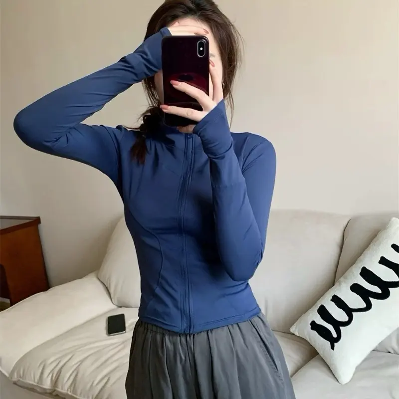 [FOM BÉ- TĂNG SIZE] Áo khoác nữ tập gym yoga, Áo khoác tập thể thao gym yoga TH009 chống nắng thoáng mát chống tia UV Thun Cao Cấp TH SPORT Trang Phục Đồng Top 4