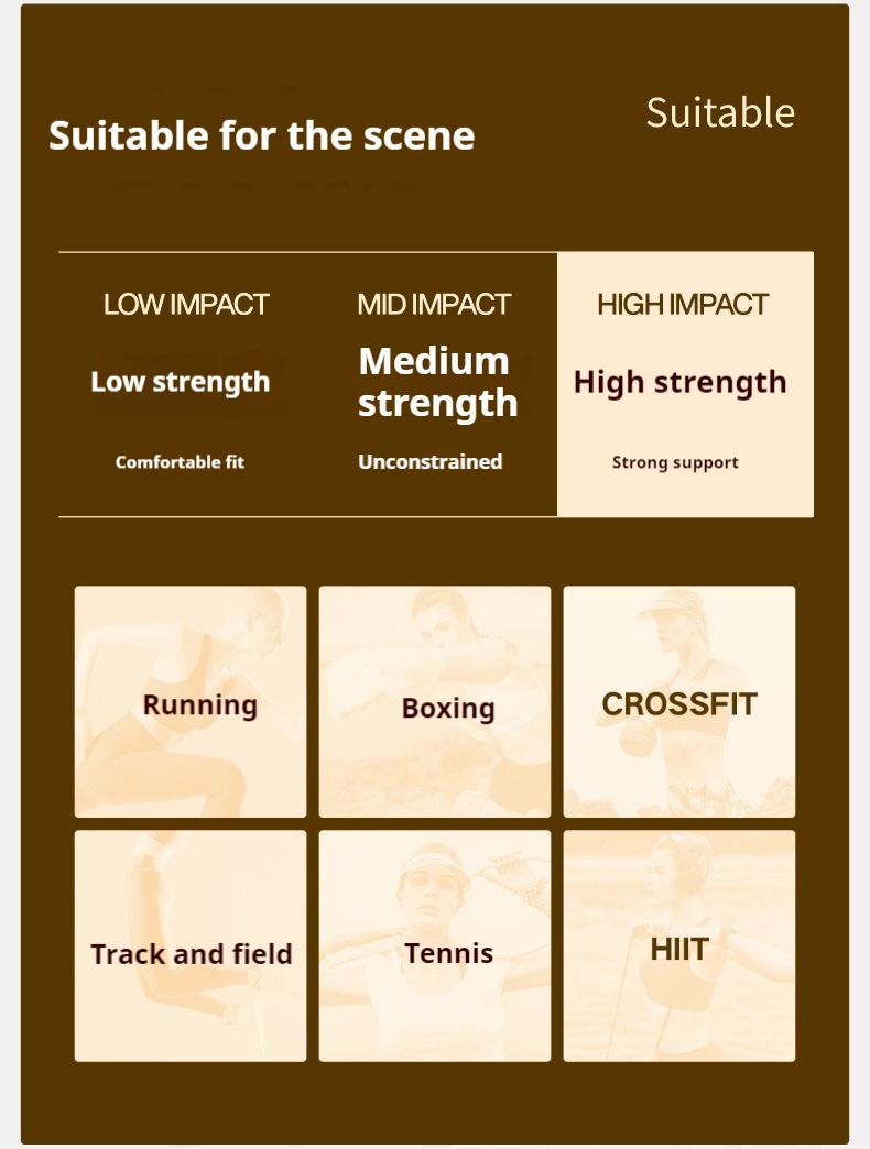 Product Introduction of High-Intensity Sports Bra for Women - Anti-Shock, Moisture-Wicking, Fixed Cups,Stylish Back Design Women's Sports Tank Top 12