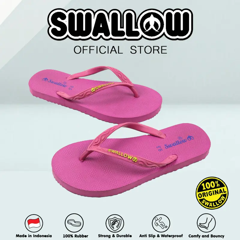 Swallow Sandal Jepit Nice - Sandal Jepit Karet Wanita Dewasa Anti Slip 4