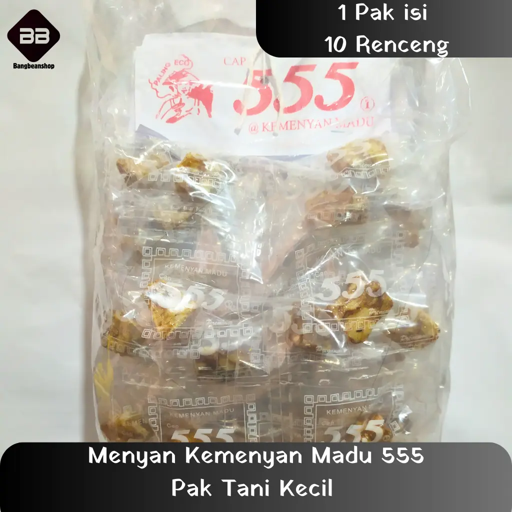 Menyan Madu 555 Pak Tani kecil 1Pak 10renceng (100pcs) Dupa Pengharum