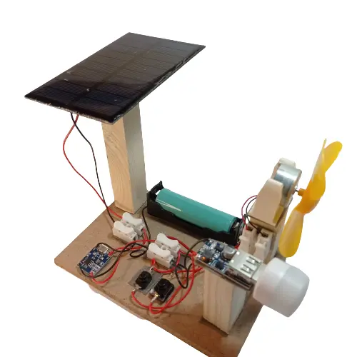 KIT EDUKASI PEMBANGKIT LISTRIK TENAGA MATAHARI SOLAR CELL PANEL SURYA - MINI KIPAS TENAGA SURYA 1