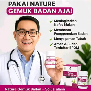 Nature Original Suplemen Penambah Nafsu Makan 60 Kapsul - Penggemuk badan