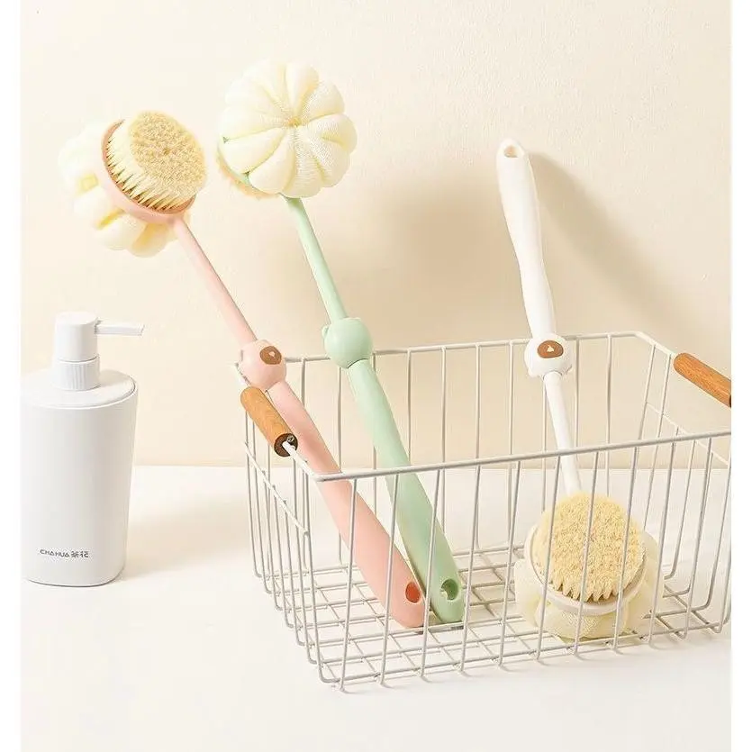 Bath Scrubber Sikat Badan 2 Sisi Sikat Badan Multifungsi Body Brush Penggosok Sabun Mandi