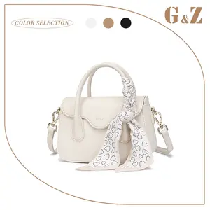 G&Z Tas Selempang Wanita Kulit PU Syal Pita Three Angel Modis Mewah Kekinian Vintage Fashion 2026