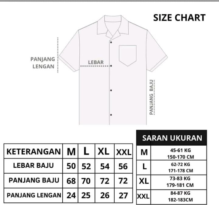 Product Introduction of Kemeja Hawai Polos Lengan Pendek Pria/Wanita Rayon Premium Model Reguler - Baju,  Basic 0