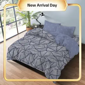 [NEW ARRIVAL] Kintakun Bedcover Set Sprei Flat / Rumbai LITE 160/180 Minimalis Bunga Microfiber Set Lengkap