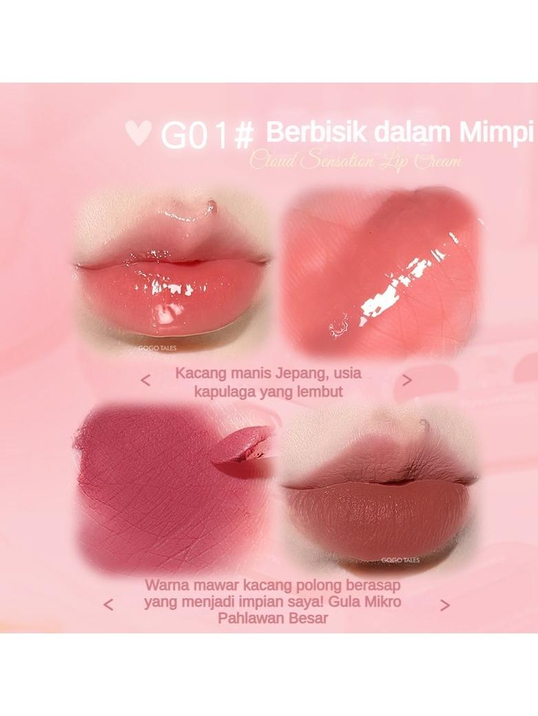 Product Introduction of gogo tales AirPods Lipstik Cloud Sense Duplex Lip Glaze Dual Colour Lip Glaze Headphone Lip Glaze GT621 12