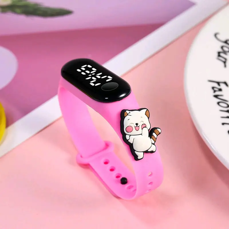 Jam Tangan Anak Karakter Kartun Lucu LED Tahan Air Model Keren Kekinian - Fashion 8