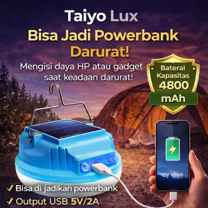 NEW POWER lampu led emergency ufo 400w /solar panel led/ lampu emergency gantung lampu taman outdoor lampu tenaga surya khusus mati listrik lampu terang banget Besi/camping lamp camping  gear