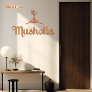 HIasan Dinding PAPAN TANDA MUSHOLLA - SIGN HURUF TIMBUL 30x45cm