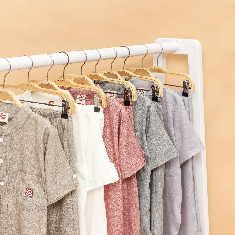 Baju koko setelan anak laki laki pakaian baju lengan pendek Muslim Katun 1