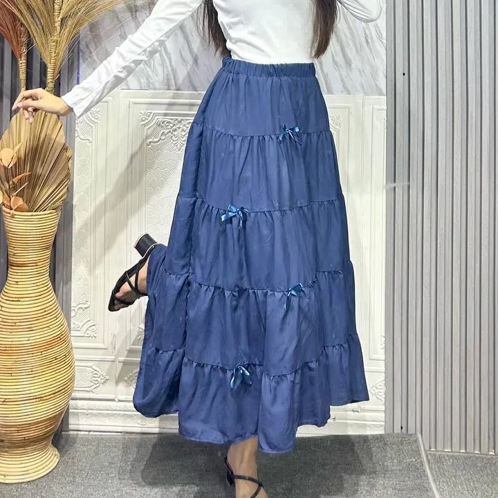 VAV - PEONY SKIRT RIBBON / ALICE RIBBON MIDI SKIRT / RUBY ROK COQUETTE / COQUETTE MAXI SKIRT -PN 4
